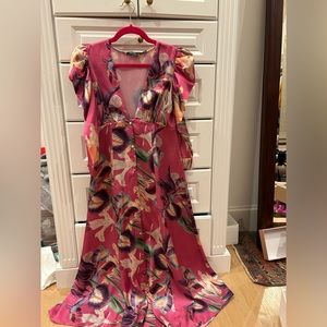 PatBO pink silk dress. Excellent condition!! Size 2